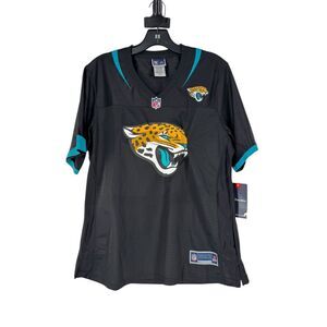 NFL Unisex Black Jacksonville Jaguars Fanatics Jersey Tackle T-Shirt‎ Size L NWT